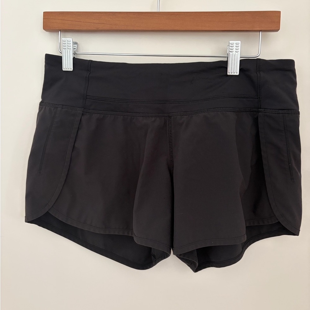 Lululemon Black Speed Up Shorts